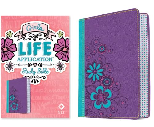 Girls Life Application Study Bible-NLT by New Living Translation, Imitation Leather book cover