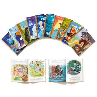 Disney Princess Little Golden Books gift set for toddlers and preschoolers