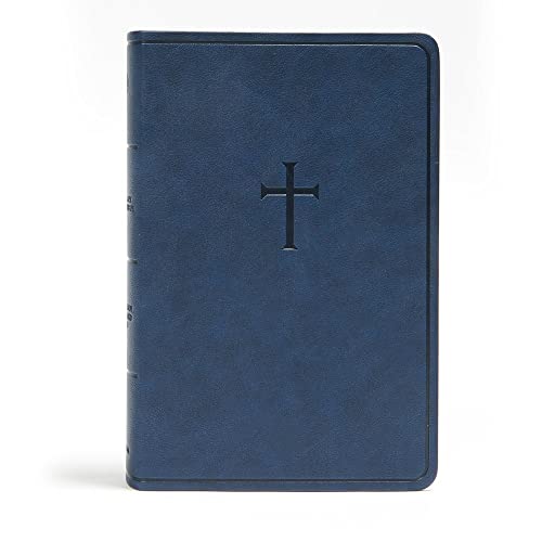 CSB Everyday Study Bible, Navy Cross Leathertouch by Csb Bibles by Holman, Imitation Leather book cover
