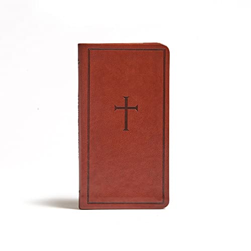 CSB Single-Column Pocket New Testament, Brown Leathertouch by Csb Bibles by Holman, Imitation Leather book cover