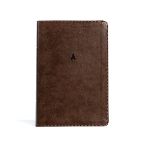 CSB Personal Size Giant Print Bible, Brown Leathertouch, Indexed by Csb Bibles by Holman, Imitation Leather book cover