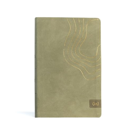 CSB (In)Courage Devotional Bible, Sage Leathertouch, Indexed by (in)Courage, Imitation Leather book cover