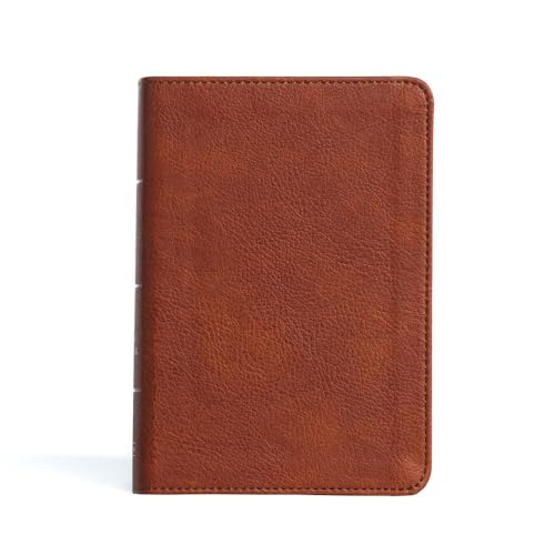 KJV Large Print Compact Reference Bible, Burnt Sienna Leathertouch by Holman Bible Publishers, Imitation Leather book cover
