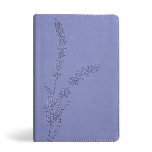 KJV Personal Size Giant Print Bible, Lavender Leathertouch by Holman Bible Publishers, Imitation Leather book cover
