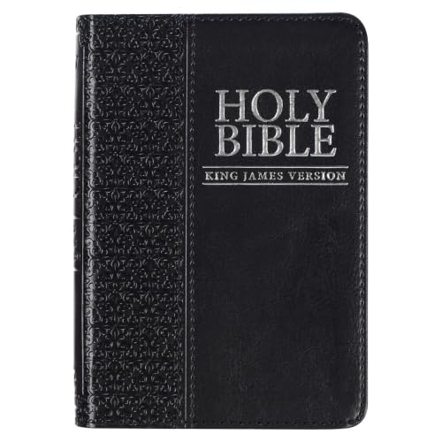 KJV Mini Pocket Edition: Black by Christian Art Gifts, Imitation Leather book cover