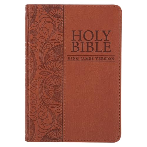 KJV Mini Pocket Edition: Tan by Christian Art Gifts, Imitation Leather book cover