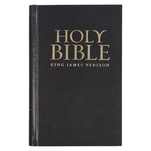 KJV Standard Size Hardcover Church Edition: Black by Christian Art Gifts, Hardcover book cover