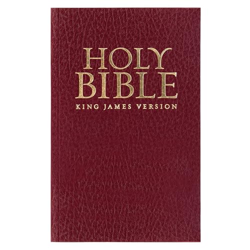 KJV Budget Gift & Award Soft Cover Burgundy by Christian Art Gifts, Imitation Leather book cover