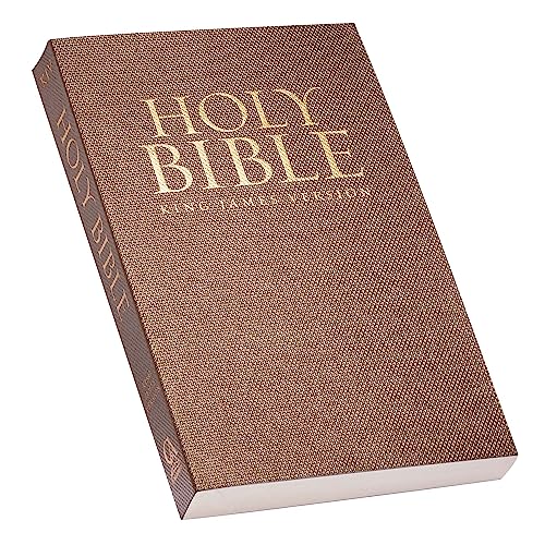 KJV Budget Gift & Award Soft Cover Antique Gold by Christian Art Gifts, Imitation Leather book cover