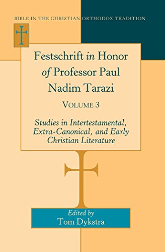 Festschrift in Honor of Prof. Paul Nadim Tarazi — Vol. 3 by Various — Hardcover book cover