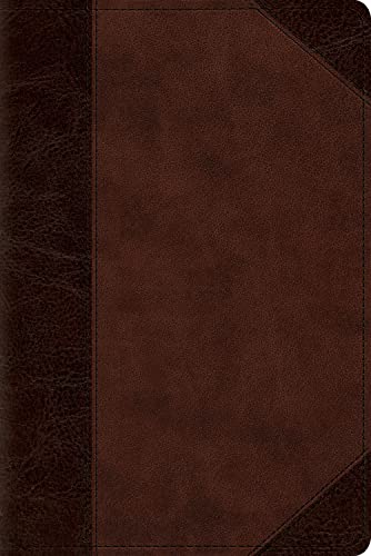 ESV Personal Reference Bible (Trutone, Brown/Walnut, Portfolio Design) by Esv Bibles, Imitation Leather book cover