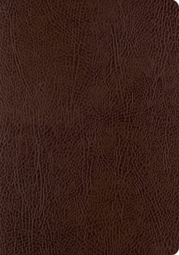 ESV Single Column Journaling Bible, Large Print (Mocha) by Esv Bibles, Bonded Leather book cover