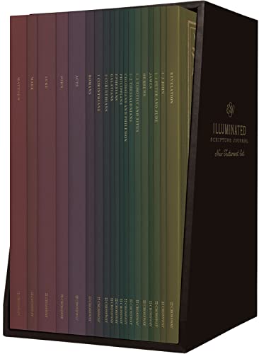 ESV Illuminated Scripture Journal: New Testament Set by Esv Bibles, Paperback book cover