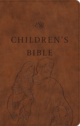 ESV Children's Bible (Trutone, Brown, Let the Children Come Design) by Esv Bibles, Imitation Leather book cover