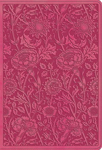 ESV Student Study Bible (Trutone, Berry, Floral Design) by Esv Bibles, Imitation Leather book cover