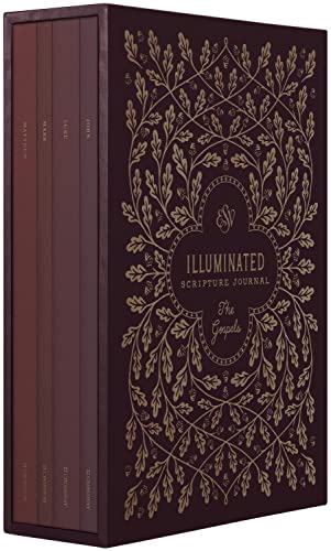 ESV Illuminated Scripture Journal: Gospels Set by Esv Bibles, Paperback book cover