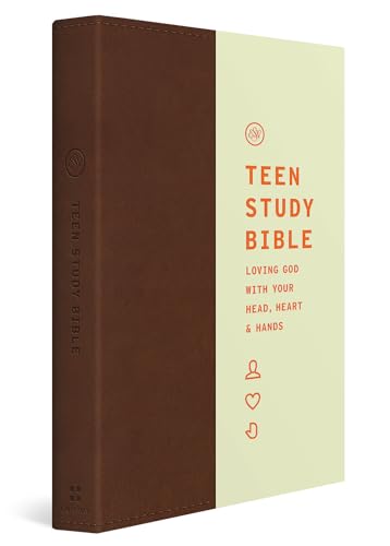 ESV Teen Study Bible (Trutone, Burnt Sienna) by Jon Nielson, Imitation Leather book cover