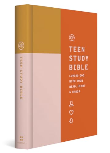 ESV Teen Study Bible (Hardcover, Desert Sun) by Jon Nielson, Hardcover book cover