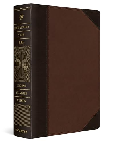 ESV Archaeology Study Bible (Trutone, Brown/Walnut, Portfolio Design) by David L Adams, Imitation Leather book cover