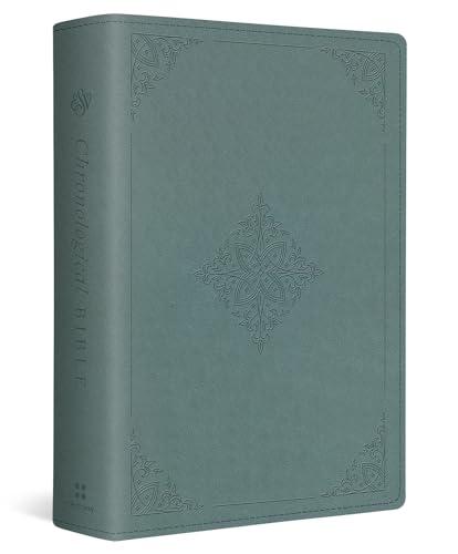 ESV Chronological Bible (Trutone, Paris Sky, Fleur-De-Lis Design) by Andrew E Steinmann, Imitation Leather book cover
