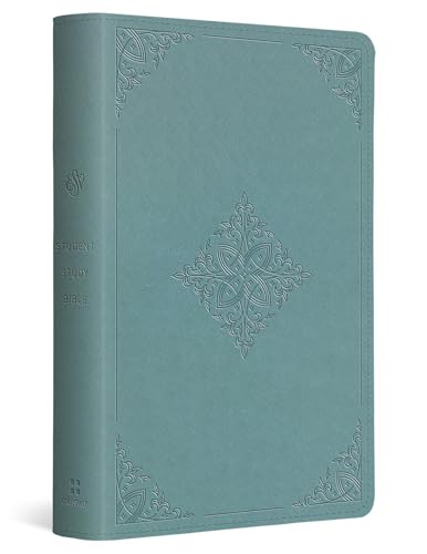 ESV Student Study Bible (Trutone, Paris Sky, Fleur-De-Lis Design) by T Desmond Alexander, Imitation Leather book cover