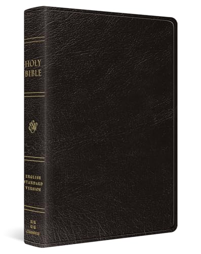 ESV Personal Reference Bible (Genuine Leather, Black) by Esv Bibles, Leather book cover