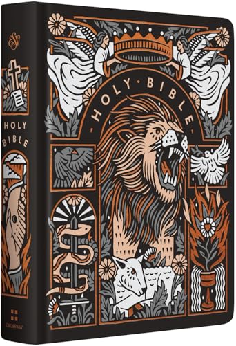 ESV Journaling Study Bible, Artist Series (Hardcover, Joshua Noom, the Lion and the Lamb) by Joshua Noom, Hardcover book cover