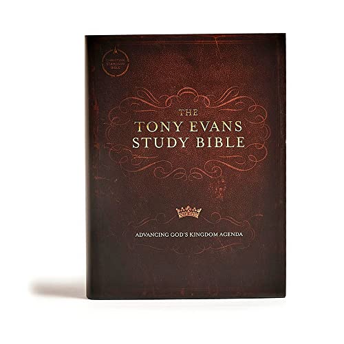 CSB Tony Evans Study Bible, Hardcover: Study Notes and Commentary, Articles, Videos, Easy-To-Read Font by Tony Evans, Hardcover book cover