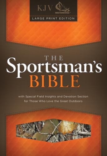 Sportsman's Bible-KJV-Large Print by Holman Bible Publishers, Bonded Leather book cover
