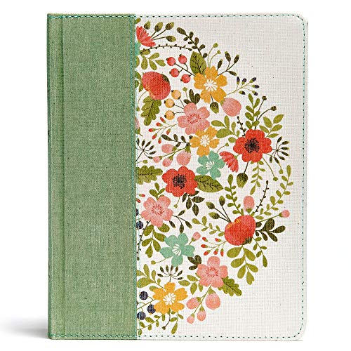 CSB Notetaking Bible, Sage Cloth Over Board by Csb Bibles by Holman, Hardcover book cover