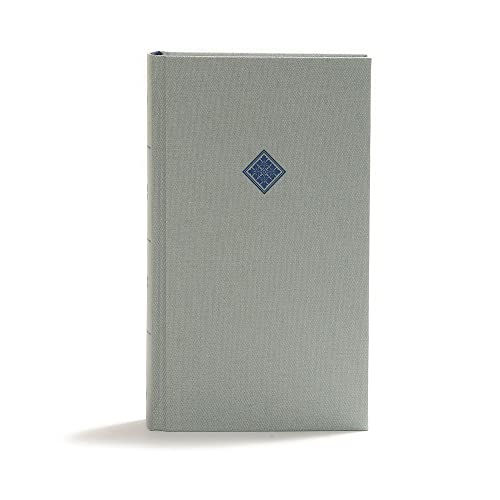 CSB Reader's Bible, Gray Cloth Over Board by Csb Bibles by Holman, Hardcover book cover