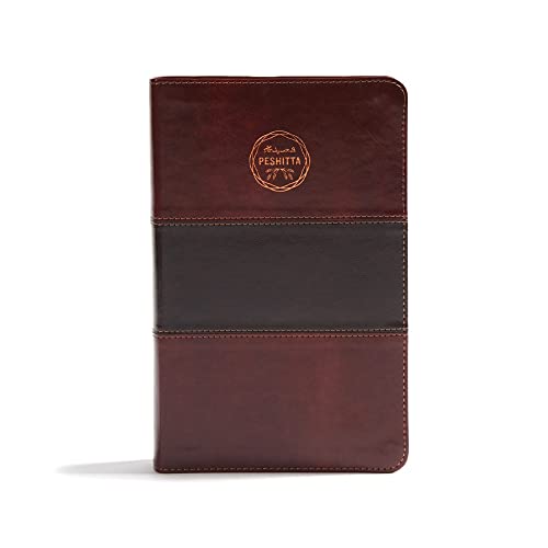 Biblia Peshitta, Caoba Duotono Simil Piel: Revisada Y Aumentada by B&h Espanol Editorial, Imitation Leather book cover