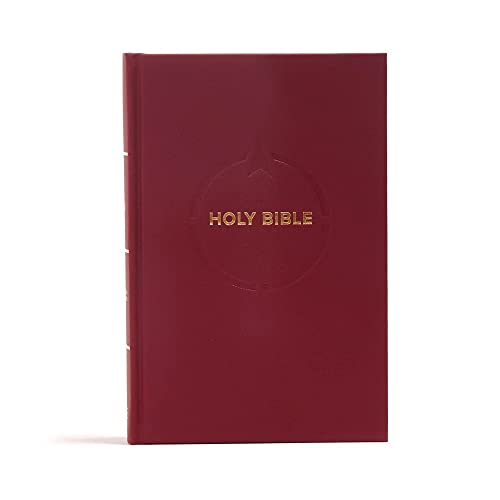CSB Pew Bible, Garnet by Csb Bibles by Holman, Hardcover book cover