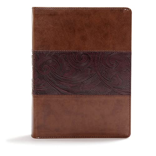 CSB Study Bible, Mahogany Leathertouch, Indexed: Faithful and True by Csb Bibles by Holman, Imitation Leather book cover