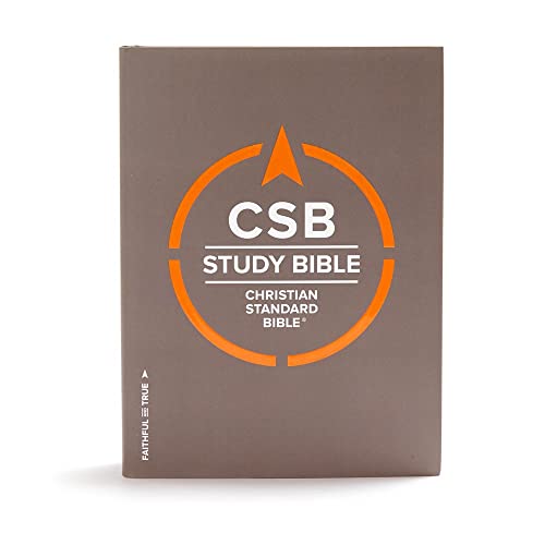 CSB Study Bible, Hardcover: Red Letter, Study Notes and Commentary, Illustrations, Ribbon Marker, Sewn Binding, Easy-To-Read Bible Serif Type by Csb Bibles by Holman, Hardcover book cover