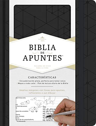 Rvr 1960 Biblia de Apuntes, Negro Simil Piel (Spanish Language) by B&h Espanol Editorial, Imitation Leather book cover