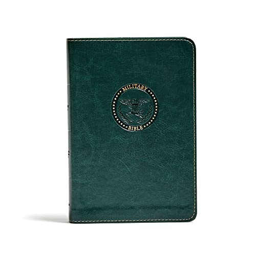 CSB Military Bible, Green Leathertouch by Csb Bibles by Holman, Imitation Leather book cover