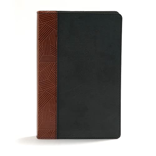 CSB Rainbow Study Bible, Black/Tan Leathertouch by Csb Bibles by Holman, Imitation Leather book cover