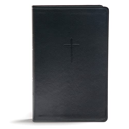 CSB Everyday Study Bible, Black Leathertouch by Csb Bibles by Holman, Imitation Leather book cover