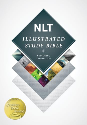 Illustrated Study Bible-NLT by New Living Translation, Hardcover book cover