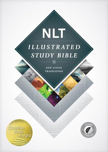 Illustrated Study Bible-NLT by New Living Translation, Hardcover book cover