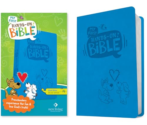 My First Hands-On Bible-NLT by New Living Translation, Imitation Leather book cover