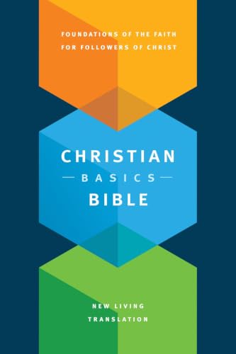 The Christian Basics Bible NLT by New Living Translation, Paperback book cover