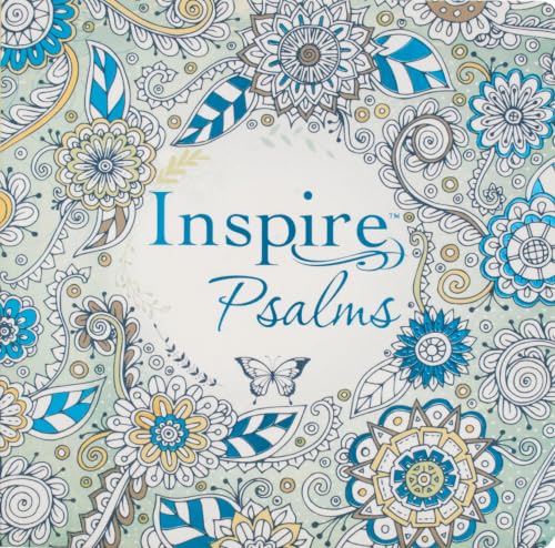 Inspire: Psalms: Coloring & Creative Journaling Through the Psalms by New Living Translation, Paperback book cover
