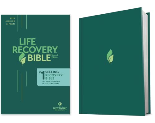 The Life Recovery Bible NLT by New Living Translation, Hardcover book cover