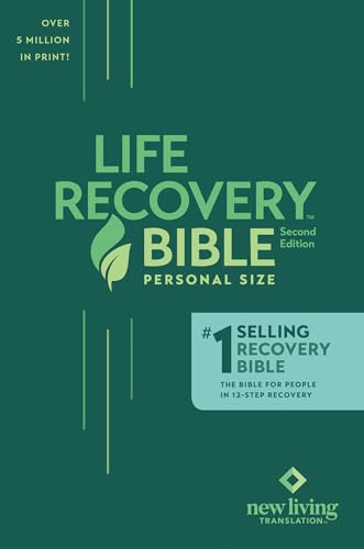 Life Recovery Bible NLT, Personal Size by New Living Translation, Paperback book cover