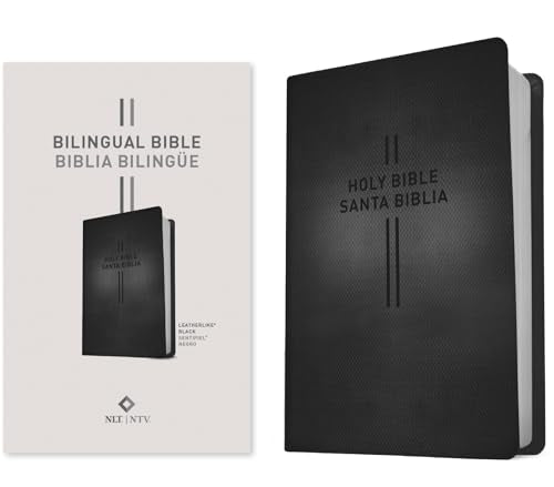 Bilingual Bible / Biblia Bilingue NLT/Ntv by Nueva Traduccion Viviente, Imitation Leather book cover