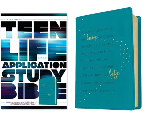 Teen Life Application Study Bible NLT by New Living Translation, Imitation Leather book cover