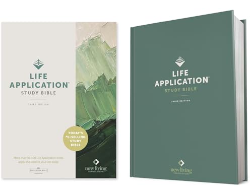 NLT Life Application Study Bible, Third Edition (Red Letter, Hardcover) by New Living Translation, Hardcover book cover