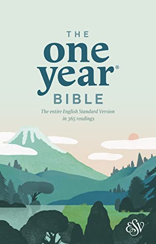 ESV One Year Bible (Softcover) by Tyndale, Paperback book cover